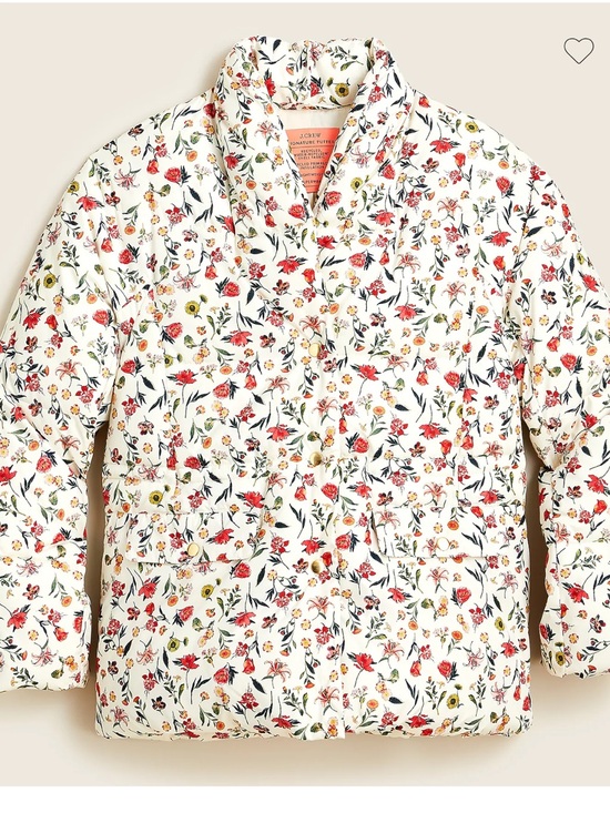 J. Crew Jackets & Blazers - J. Crew Alps puffer jacket with PrimaLoft® in vintage floral